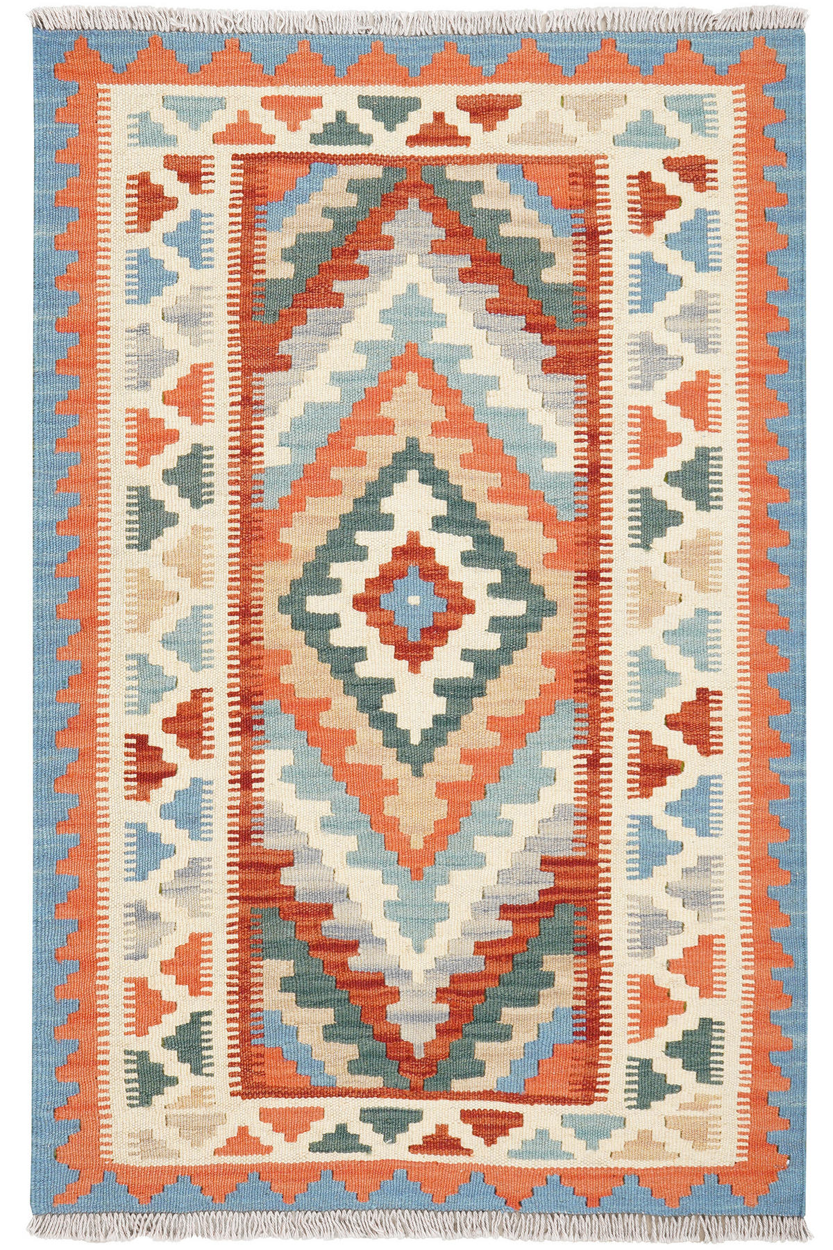 PersaTepp Teppich Kelim Gashgai bunt B/H/L: ca. 85x1x130 cm Kelim Gashgai - bunt (130,00/85,00/1,00cm) - PersaTepp