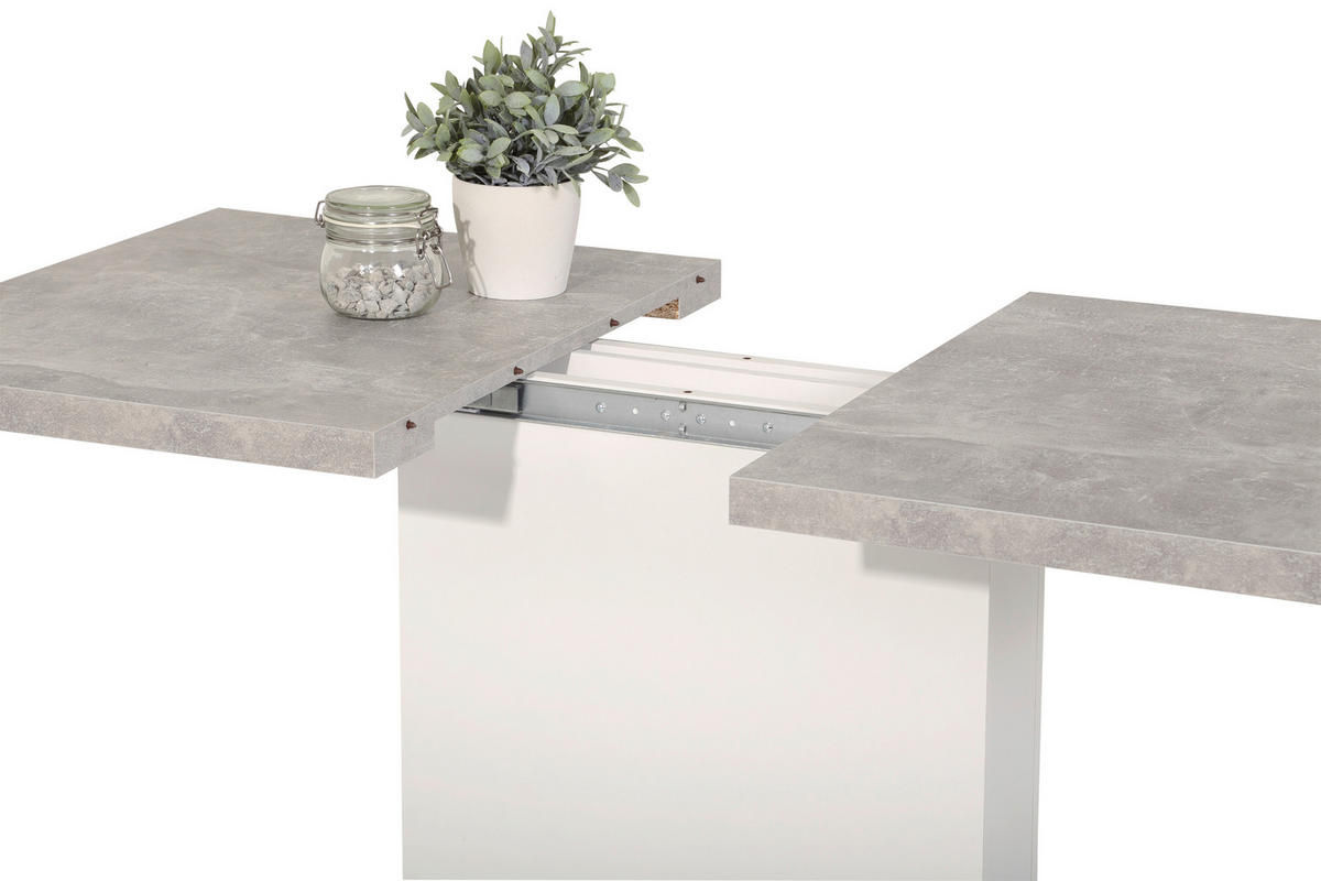 Esstisch Britt Beton weiß B/H/T: ca. 150x76x69 cm Britt - Beton/weiß (150,00/76,00/69,00cm) - Hela