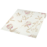 Vliestapete Blumen beige rot B/L: ca. 53x1005 cm Vliestapete_34498-3 - beige/rot (53,00/1005,00cm)