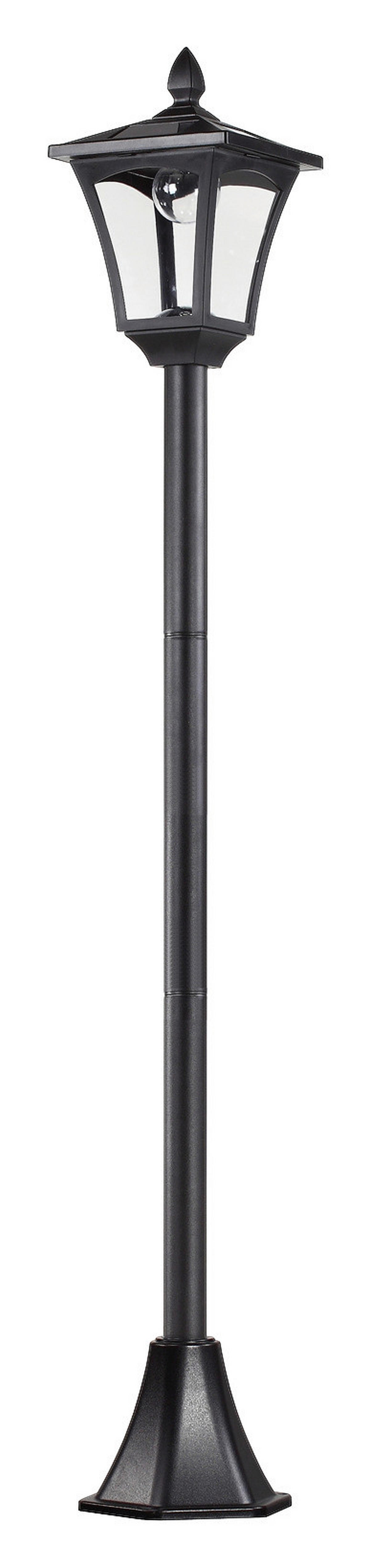 Gartenlaterne schwarz Edelstahl Kunststoff B/H/L: ca. 18x160x18 cm Gartenlaterne 842-108 - schwarz (18,00/18,00/160,00cm) - Outsunny