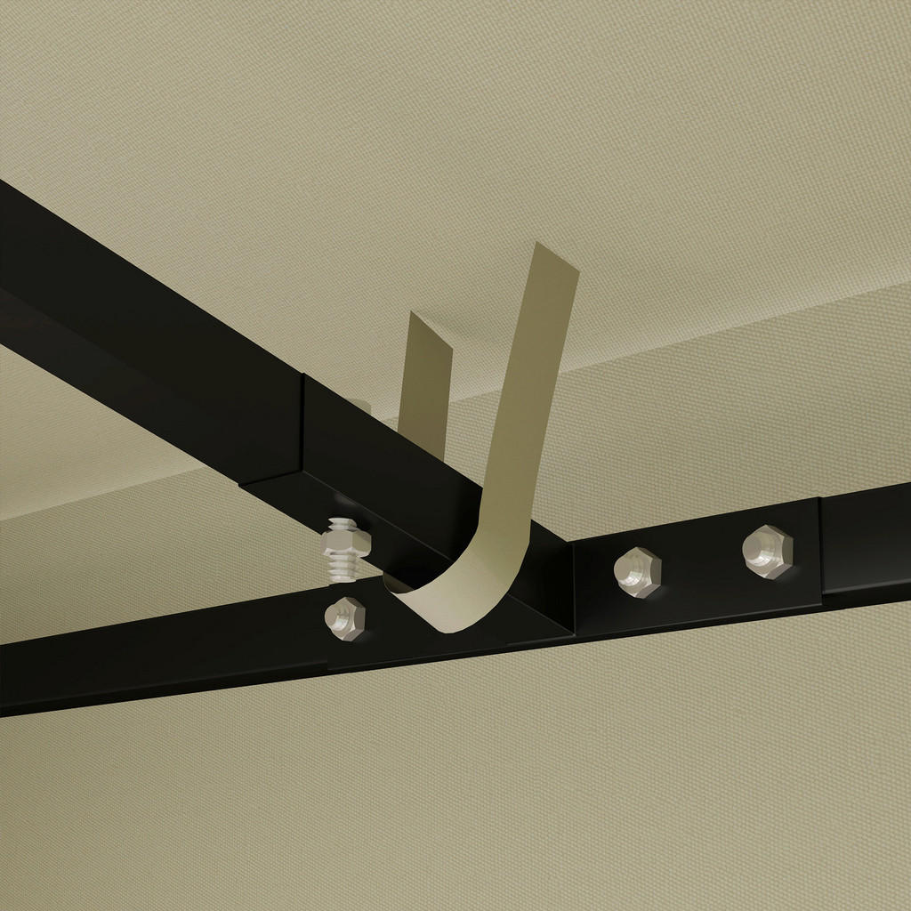 Thumbnail - Outsunny Pavillondach cremeweiß Polyester B/H/L: ca. 298x1x298 cm