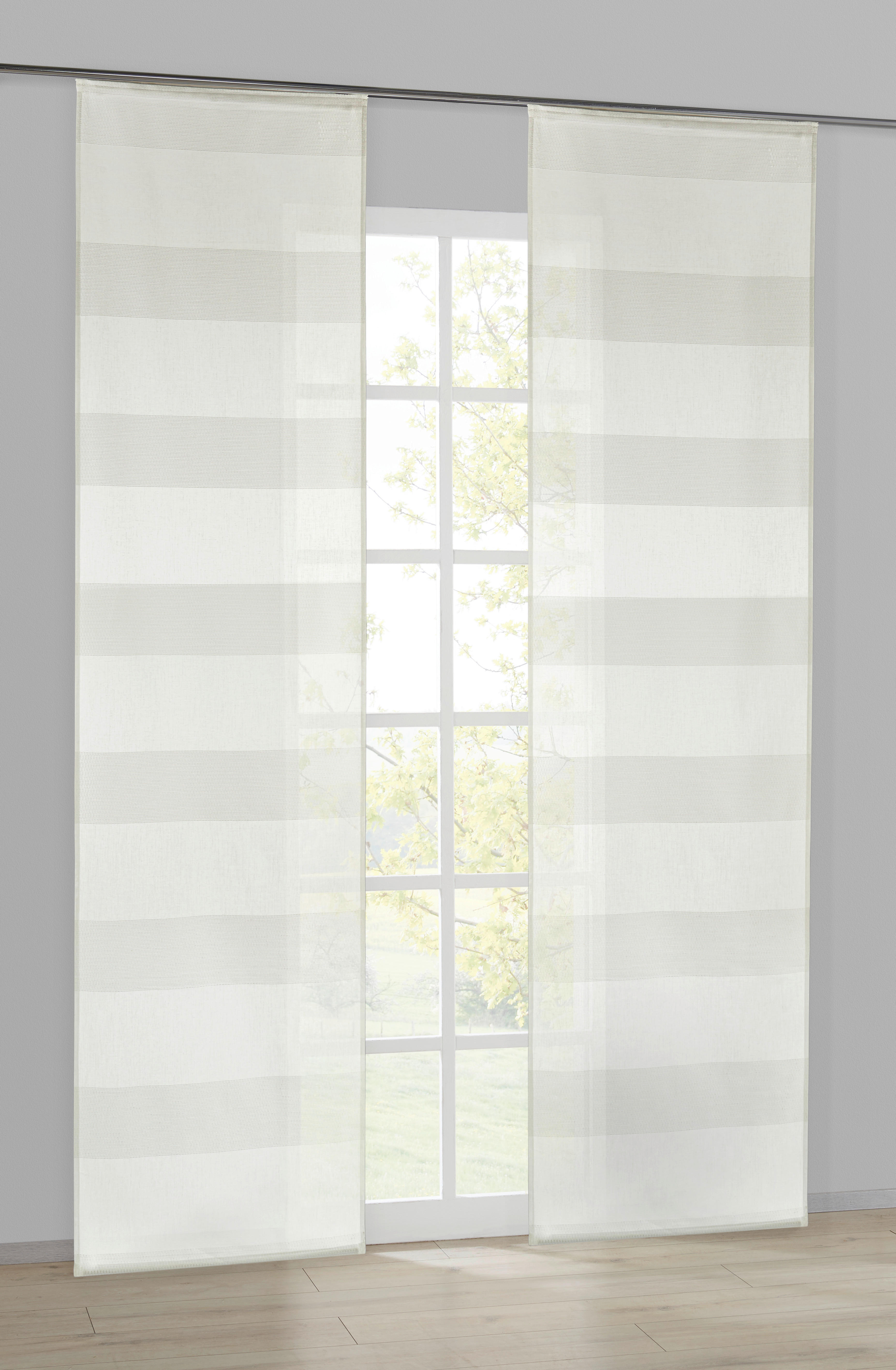 Schiebevorhang Andrea weiß B/L: ca. 60x245 cm Andrea - weiß (60,00/245,00cm) - POCOline