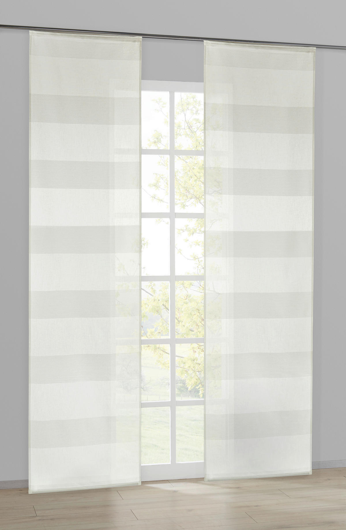 Schiebevorhang Andrea weiß B/L: ca. 60x245 cm Andrea - weiß (60,00/245,00cm) - POCOline
