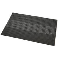 Platzmatte schwarz Kunststoff B/L: ca. 30x45 cm Platzmatte_Pailetten - schwarz (30,00/45,00cm)