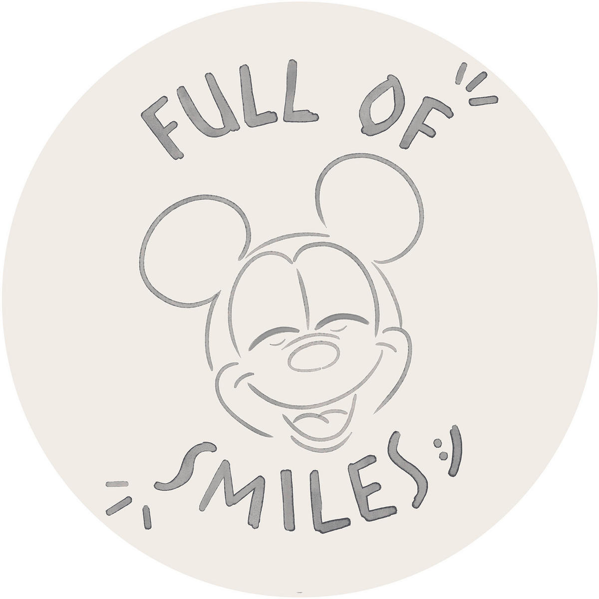 Komar Fototapete Mickey Mouse Joke D: ca. 125 cm Mickey Mouse Joke - (125,00cm) - Komar