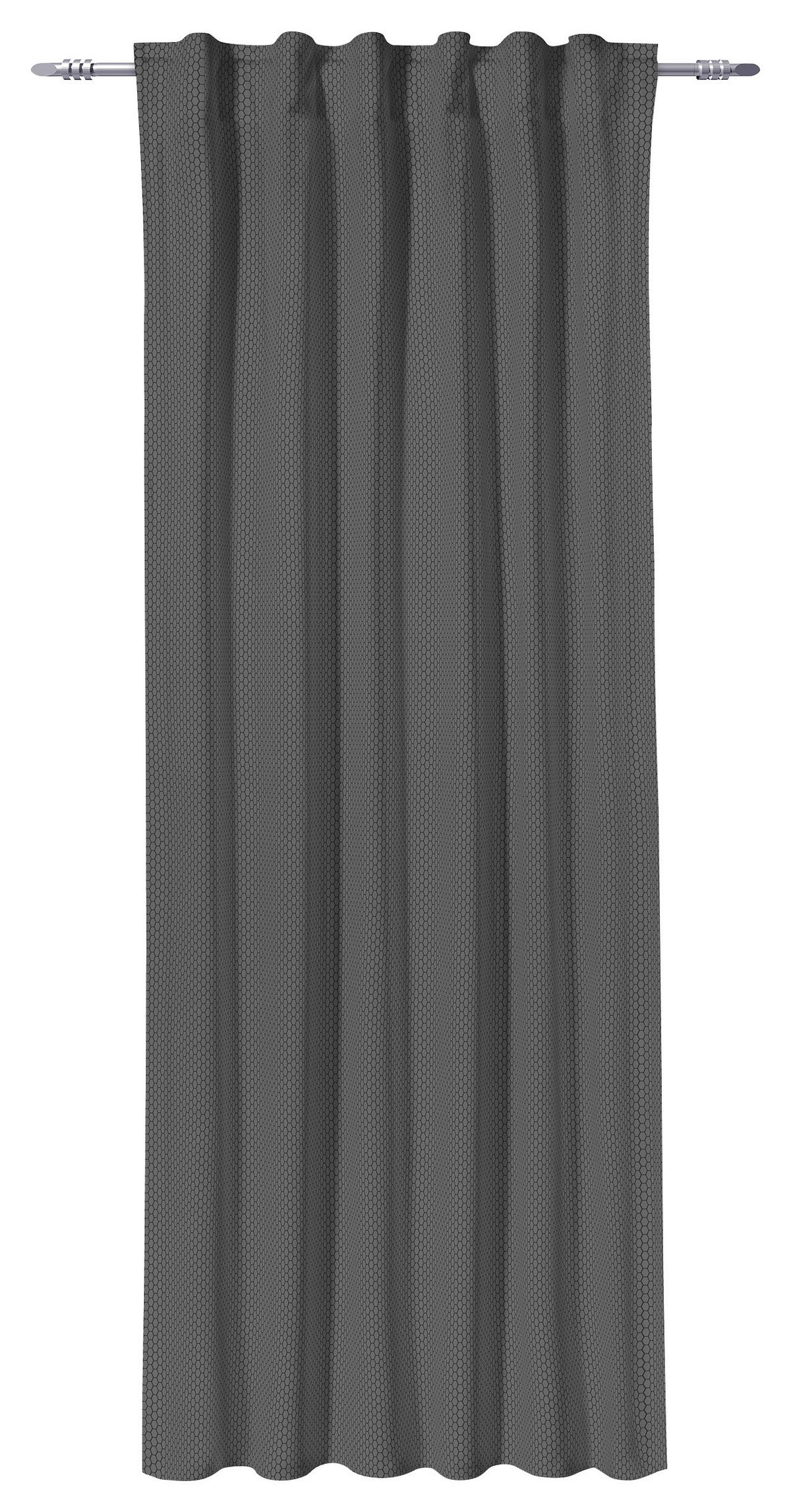 Kombivorhang Wabe anthrazit B/L: ca. 135x245 cm Wabe - anthrazit (135,00/245,00cm) - POCOline