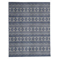 Kayoom Flachgewebeteppich Sunny 210 hellblau B/L: ca. 80x150 cm Sunny 210 - hellblau (80,00/150,00cm) - Kayoom