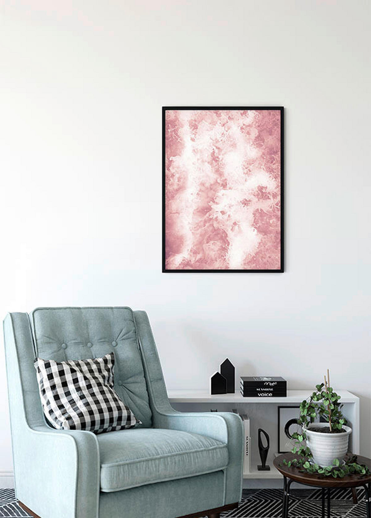 Komar Poster Pink Bubbles Abstrakt B/L: ca. 30x40 cm Pink Bubbles - (30,00/40,00cm) - Komar