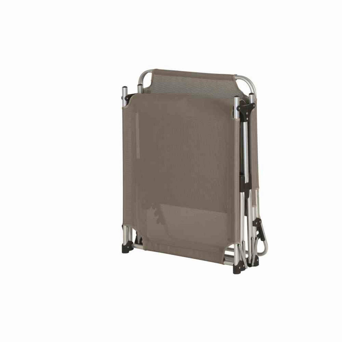Gardamo Gartenliege ALU-XXL taupe Aluminium ALU-XXL - taupe - Gardamo