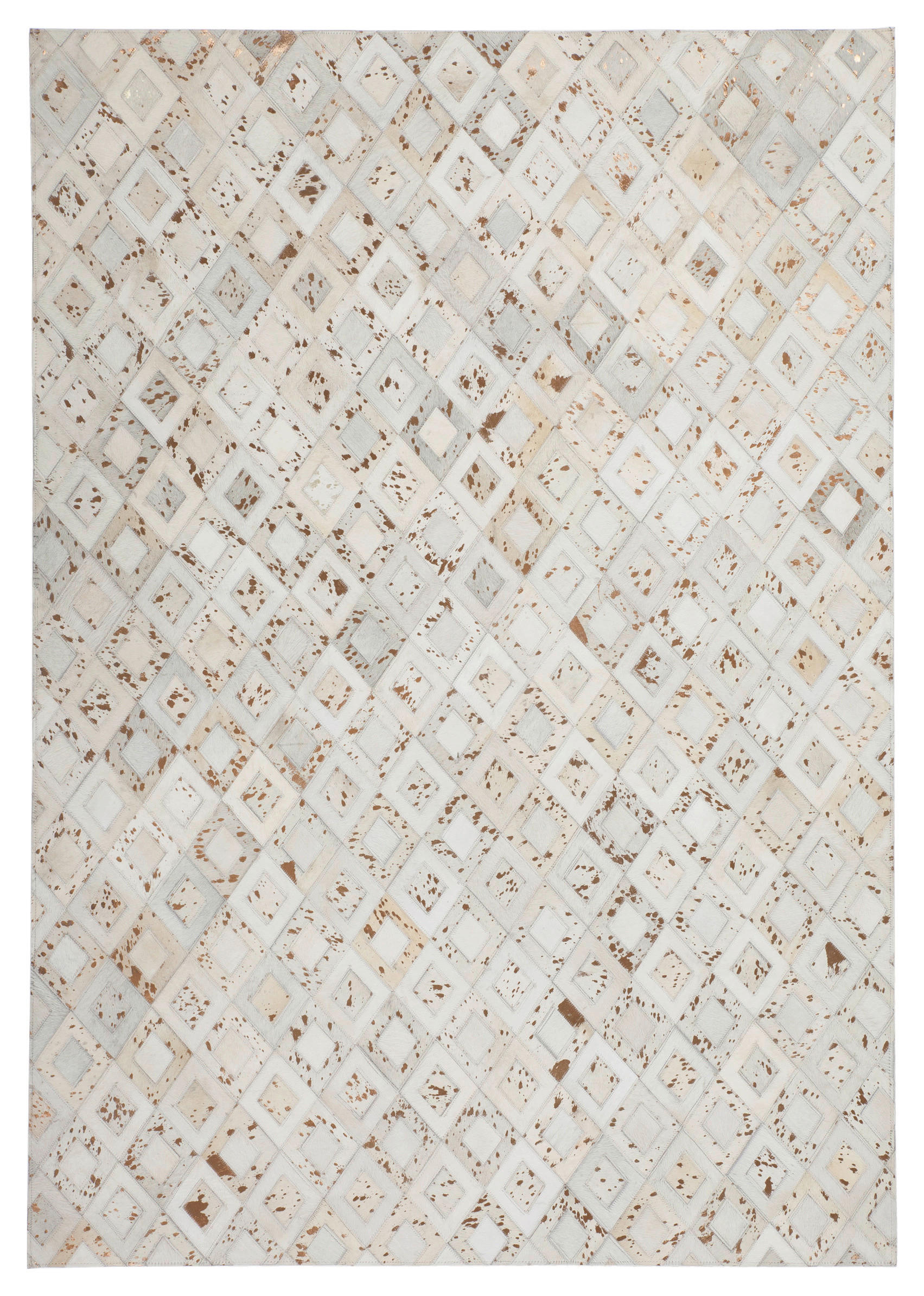 360Living Teppich Dazzle Chrom B/L: ca. 80x150 cm Dazzle - Chrom/elfenbein (80,00/150,00cm) - 360Living