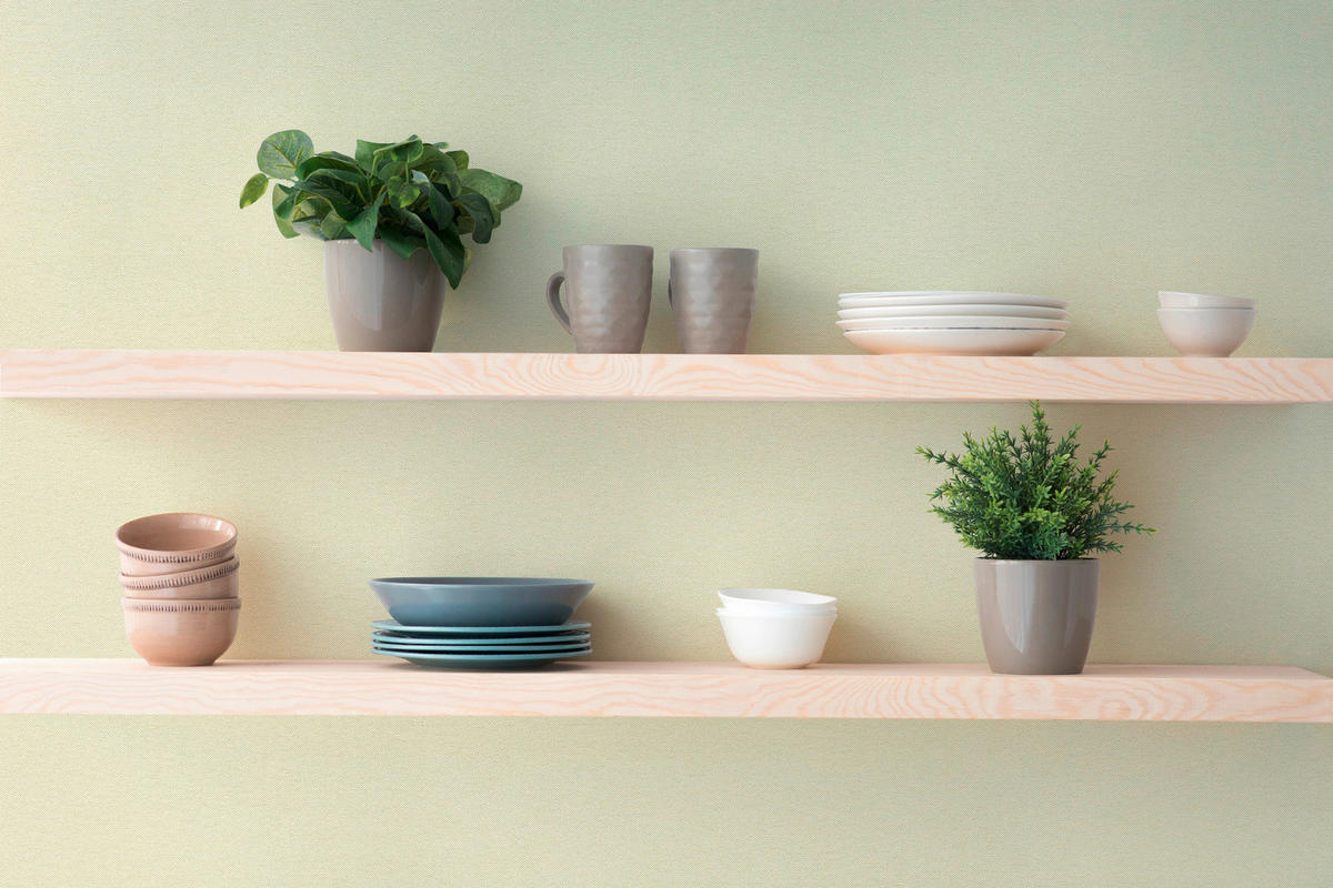 A.S.Création Vliestapete weiß grün B/H/D: ca. 53x1005x9,3 cm Vliestapete - weiß/grün (9,30/1005,00cm) - A.S.Creation