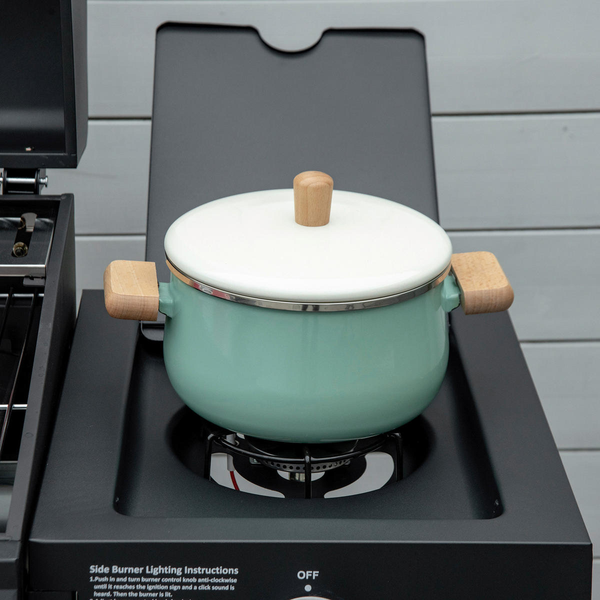 Outsunny Gasgrill Gasgrill - schwarz (132,40/55,00/109,00cm) - Outsunny