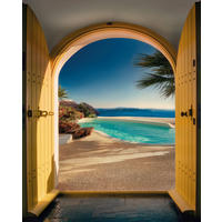 Komar Fototapete Santorini B/L: ca. 200x250 cm Santorini - (200,00/250,00cm) - Komar