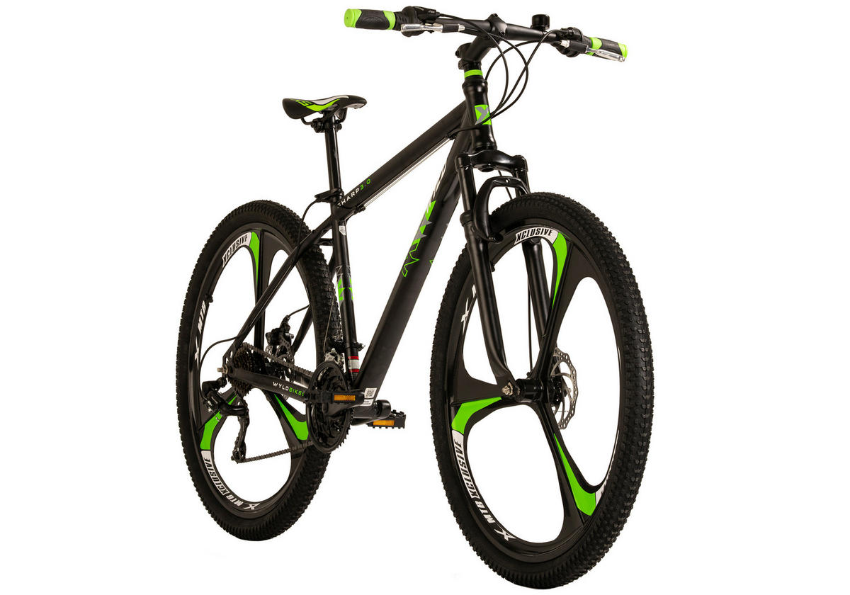 WYLD Mountain-Bike Sharp SHARP 3.0 29 Zoll Rahmenhöhe 51 cm 21 Gänge schwarz schwarz ca. 29 Zoll Sharp - schwarz - WYLD