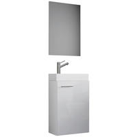 Waschplatz 3tlg-Slito weiß weiß B/H/T: ca. 41x130x22 cm 3tlg-Slito - weiß (41,00/130,00/22,00cm) - VCM Möbel