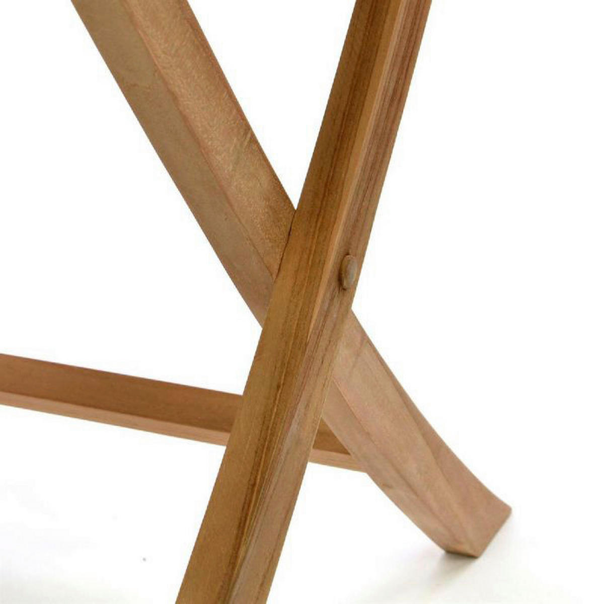 VCM Balkontisch braun Teakholz B/H/T: ca. 80x75x80 cm Balkontisch - braun (80,00/75,00/80,00cm) - VCM