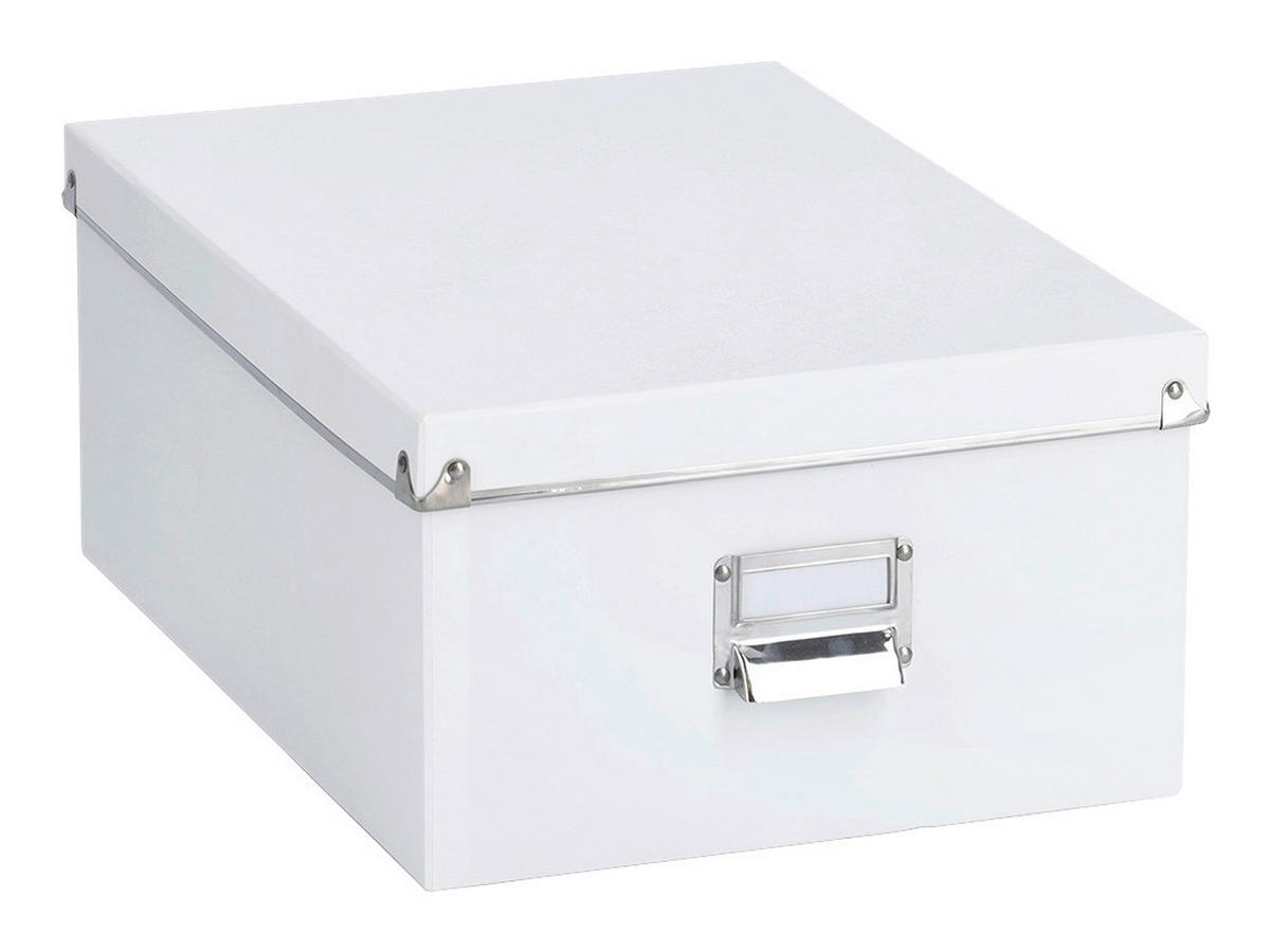 Zeller Aufbewahrungsboxen-Set weiß Metall Aufbewahrungsbox-Set_5tlg. - weiß - Zeller