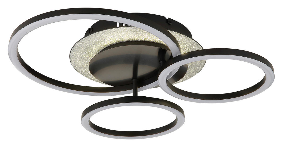 GLOBO Deckenventilator Deckenleuchte-Norberto - schwarz (32,00/13,00/40,50cm) - GLOBO