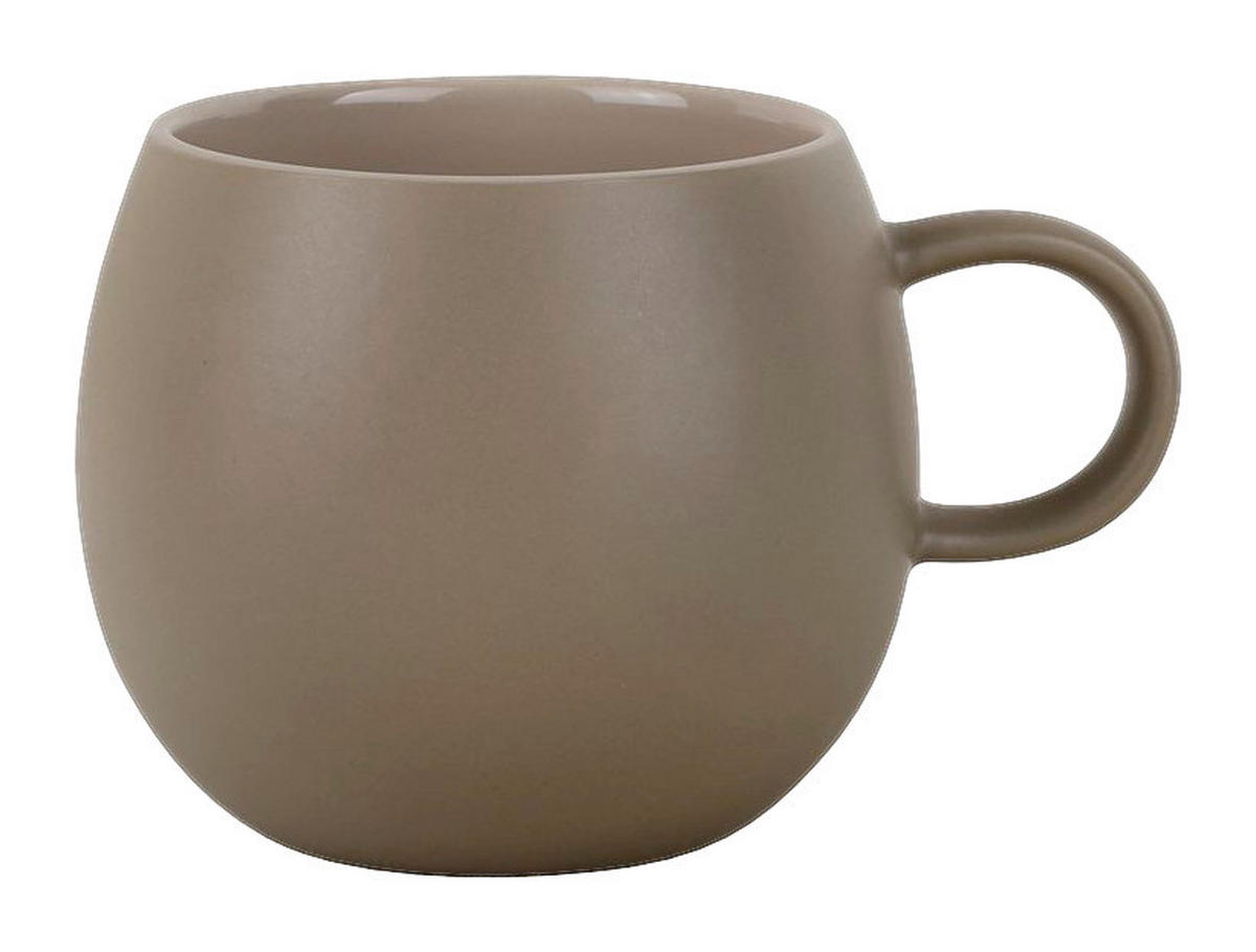 Kaffeebecher beige Steinzeug Kaffeebecher_Modern - beige (9,10/8,70/8,70cm)