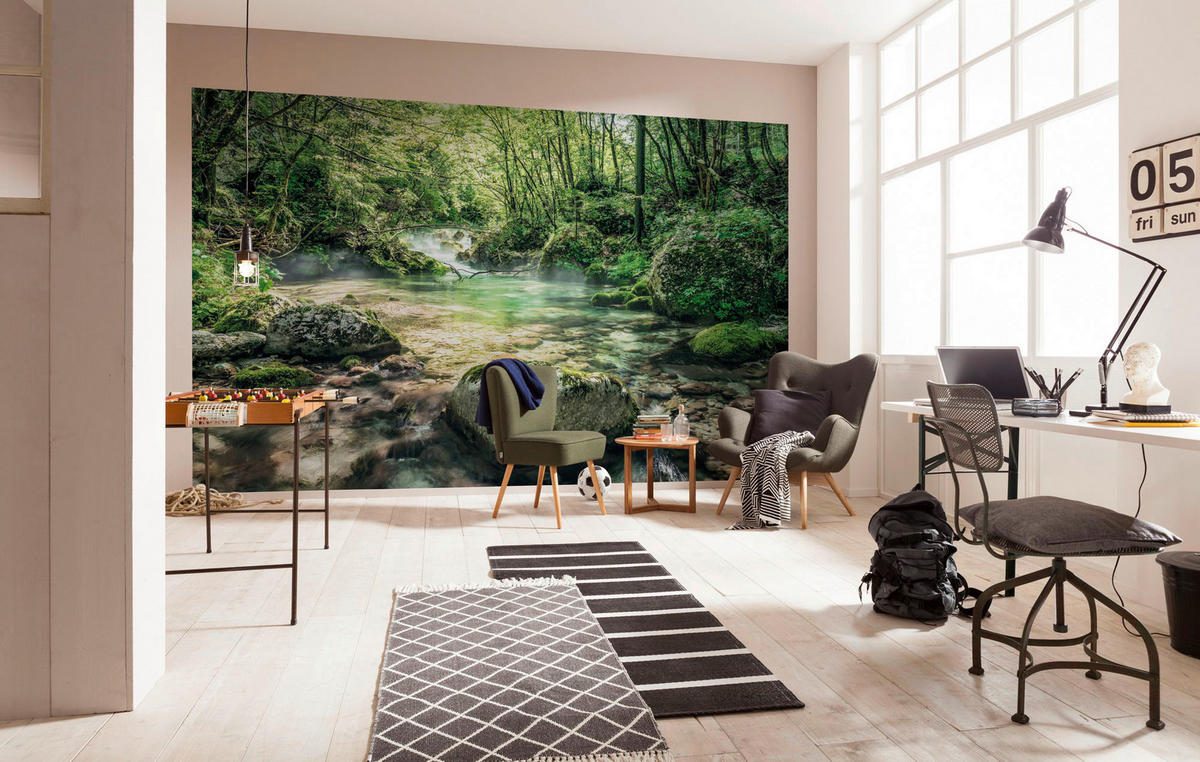 Komar Fototapete Tranquil Pool B/L: ca. 400x250 cm Tranquil Pool - (400,00/250,00cm) - Komar