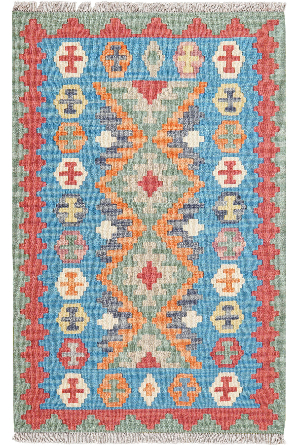 PersaTepp Teppich Kelim Gashgai bunt B/H/L: ca. 78x1x121 cm Kelim Gashgai - bunt (121,00/78,00/1,00cm) - PersaTepp