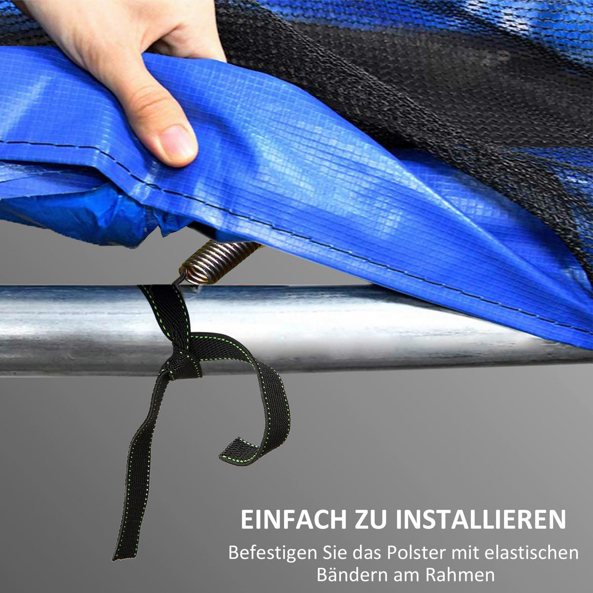 SPORTNOW Trampolin-Zubehör bunt B/H/L: ca. 305x305x30 cm Trampolinzubehör - bunt (30,00/305,00/305,00cm) - SPORTNOW