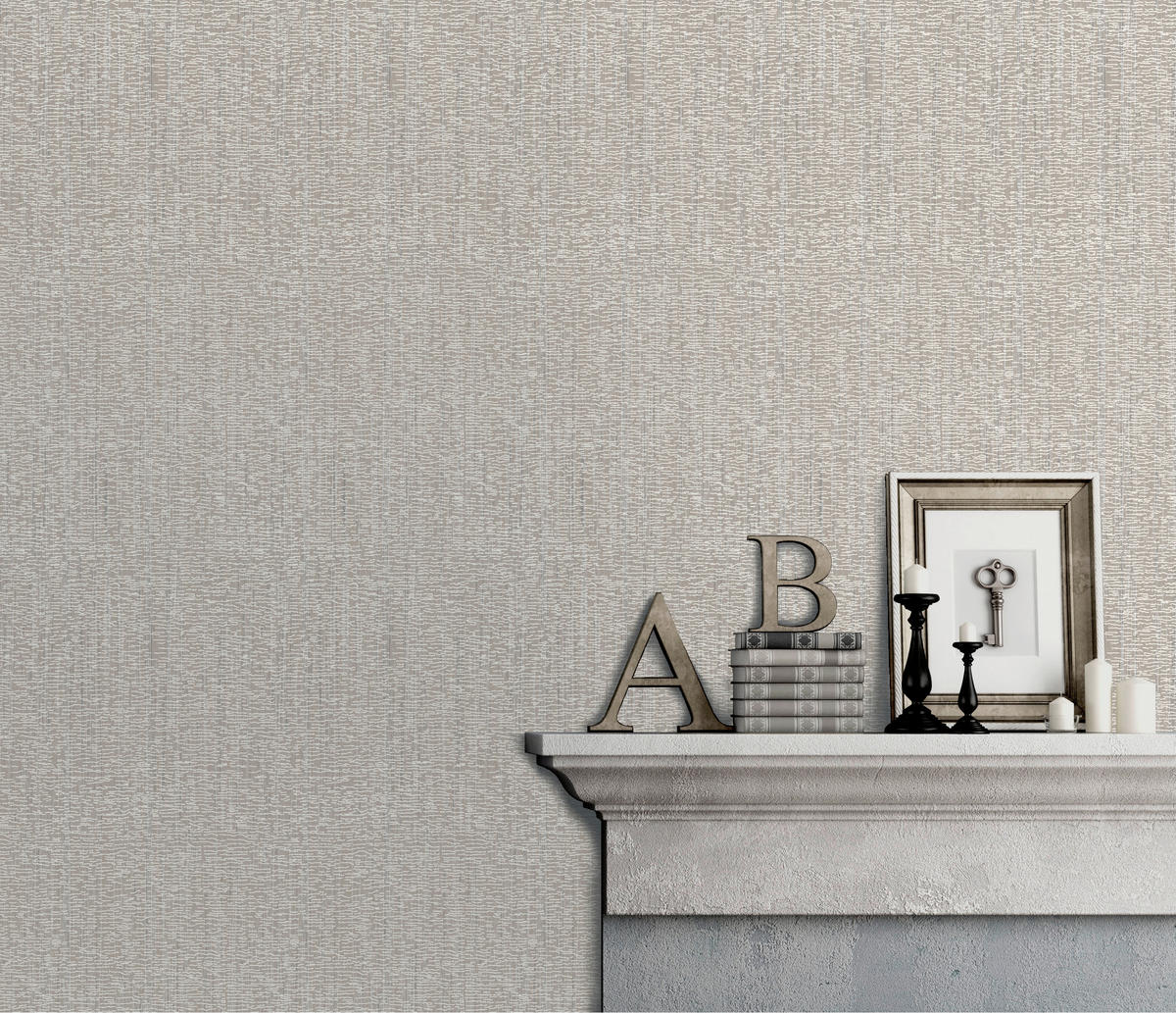 Vinyltapete Struktur hellbraun B/L: ca. 53x1005 cm Vinyltapete_A47908 - hellbraun (53,00/1005,00cm)