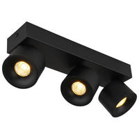 GLOBO LED-Spot schwarz Aluminium Metall Kunststoff B/H/T: ca. 7,2x12x33 cm 3 Brennstellen RAE - schwarz (7,20/12,00/33,00cm) - GLOBO