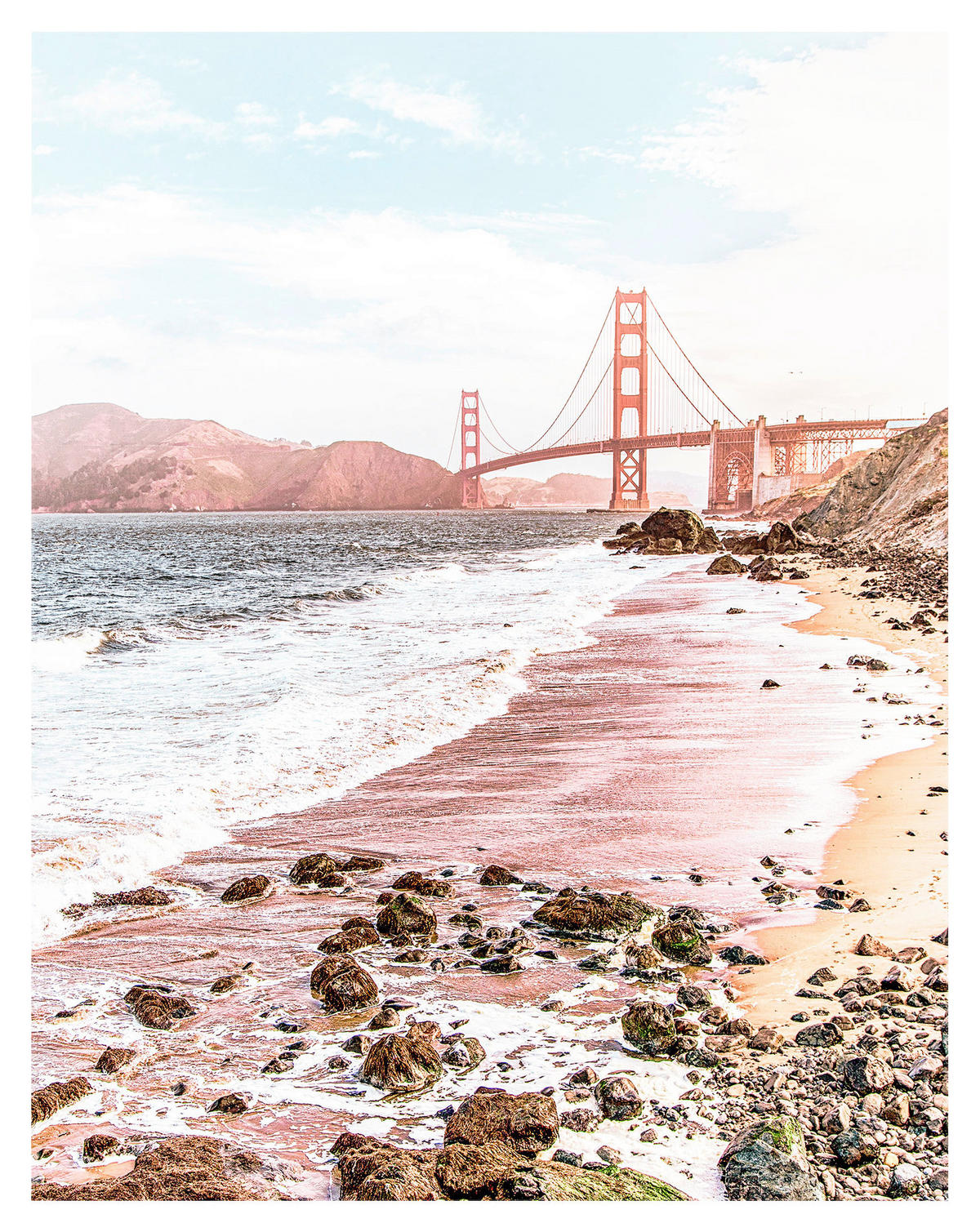 Komar Poster Golden Gate Brücke B/L: ca. 40x50 cm Golden Gate - (40,00/50,00cm) - Komar