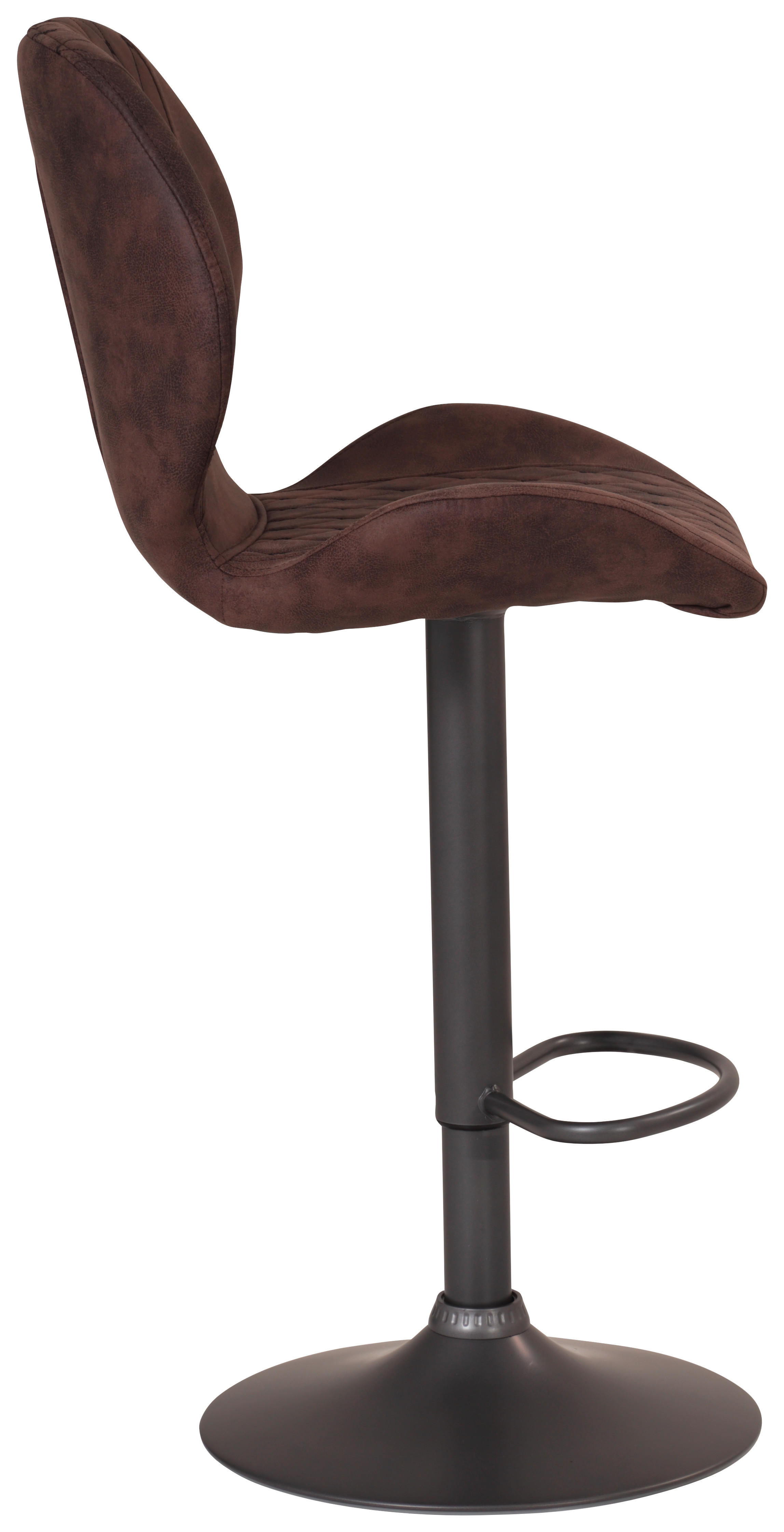 Barhocker Sonja braun Vintage B/H/T: ca. 42x96x51 cm Sonja - braun/grau (42,00/96,00/51,00cm)