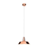 Näve Leuchten Pendelleuchte NV6077547 Kupfer Metall H/D: ca. 90x25 cm E27 1 Brennstellen Copper - Kupfer (25,00/90,00cm) - Näve Leuchten