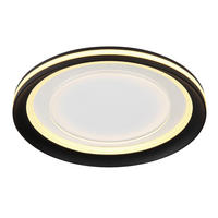 GLOBO LED-Deckenleuchte Opal weiß Silikon Metall H/D: ca. 5,5x30 cm CLARINO - weiß/Opal (30,00/5,50cm) - GLOBO