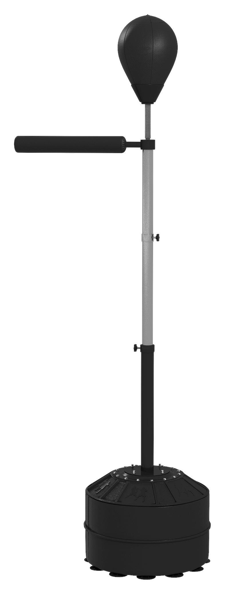 SPORTNOW Fitness-Zubehör schwarz Edelstahl B/H/L: ca. 48x76x205 cm Punchingball_Set - schwarz (205,00/48,00/76,00cm) - SPORTNOW