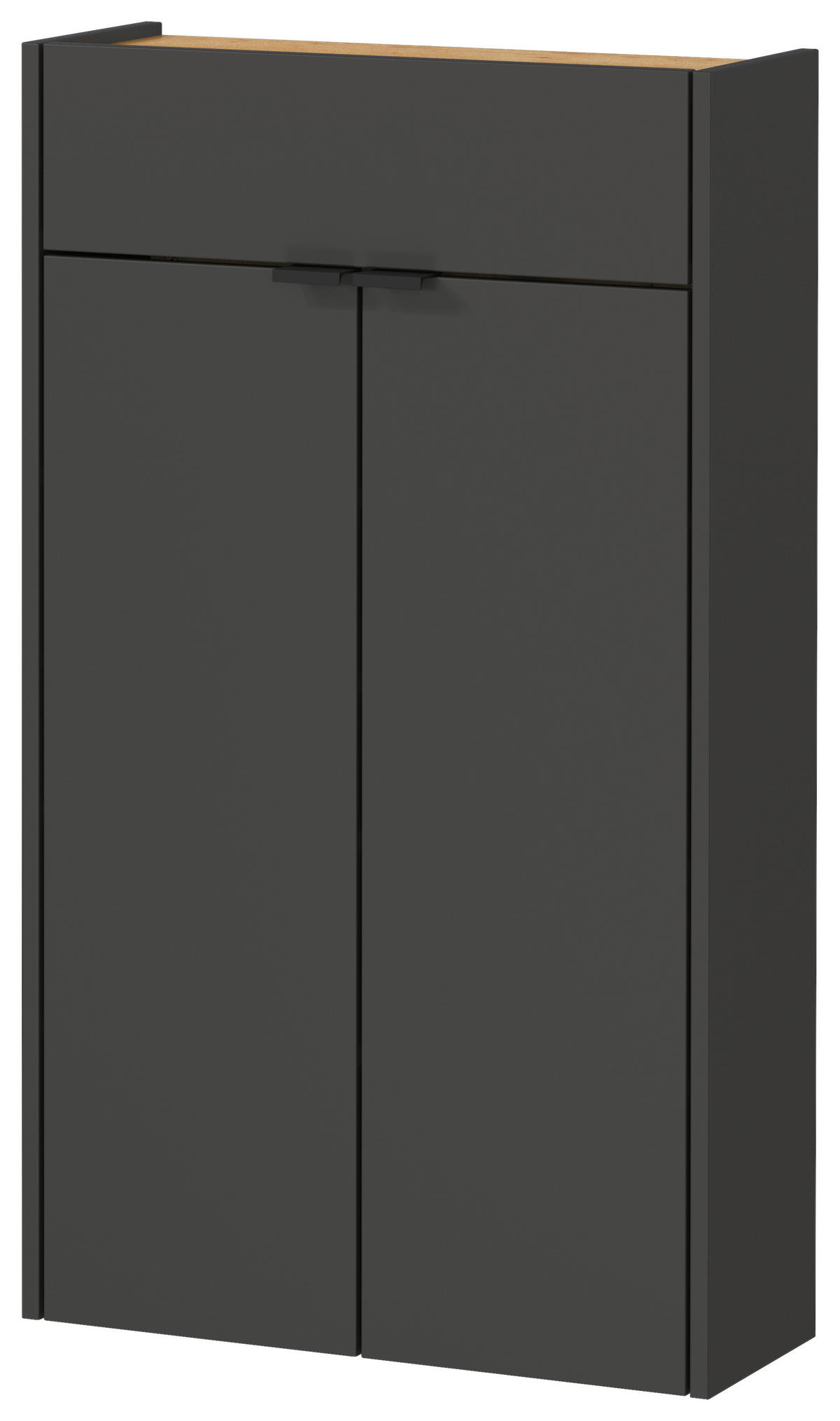 Garderobe 7938-549 B/H/T: ca. 86x200x22 cm 7938-549 - Eiche/Graphit (86,00/200,00/22,00cm) - Germania