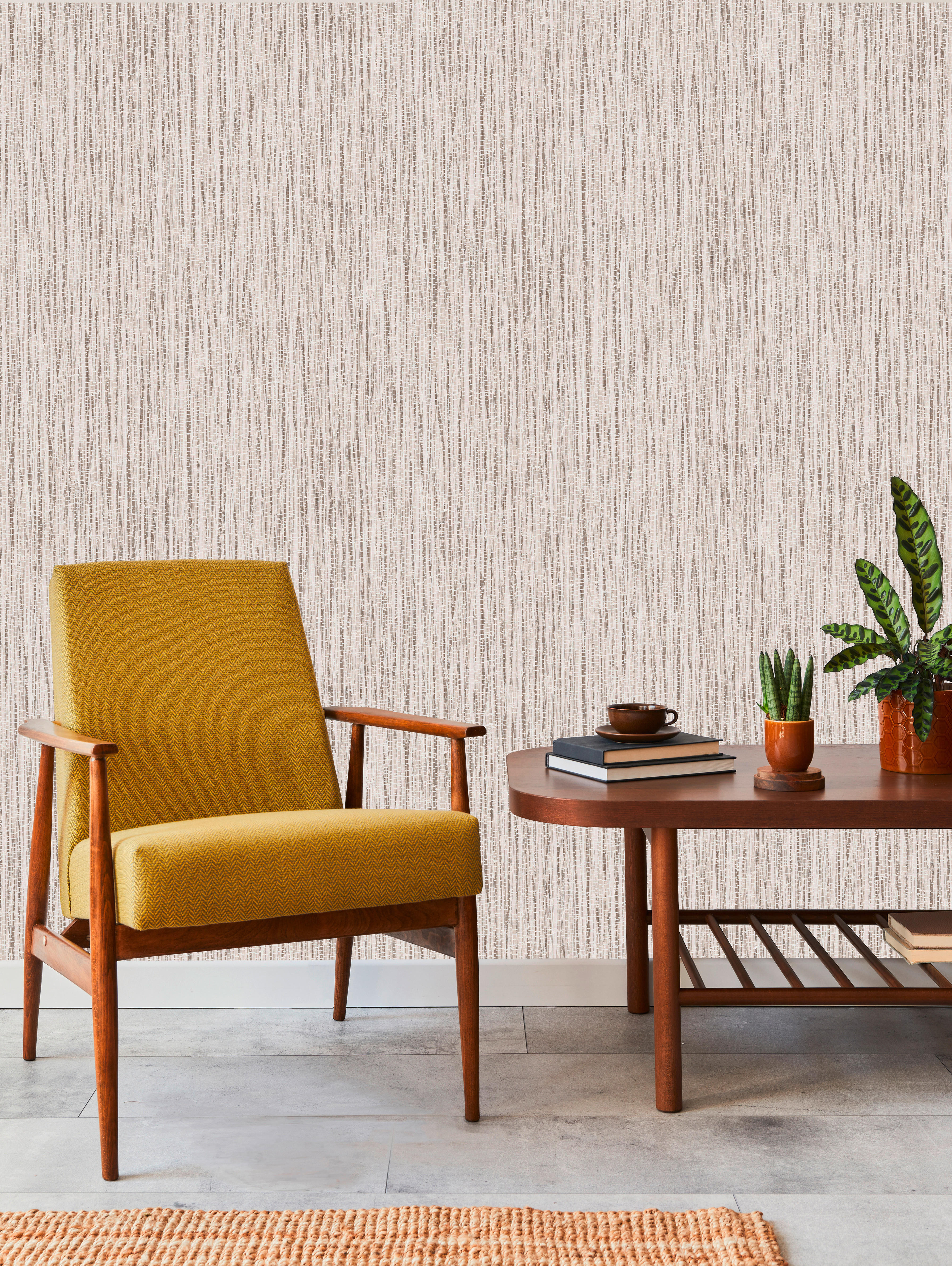 UGEPA Vliestapete Textiloptik beige B/L: ca. 53x1005 cm Vliestapete_B473-17 - beige (53,00/1005,00cm) - UGEPA