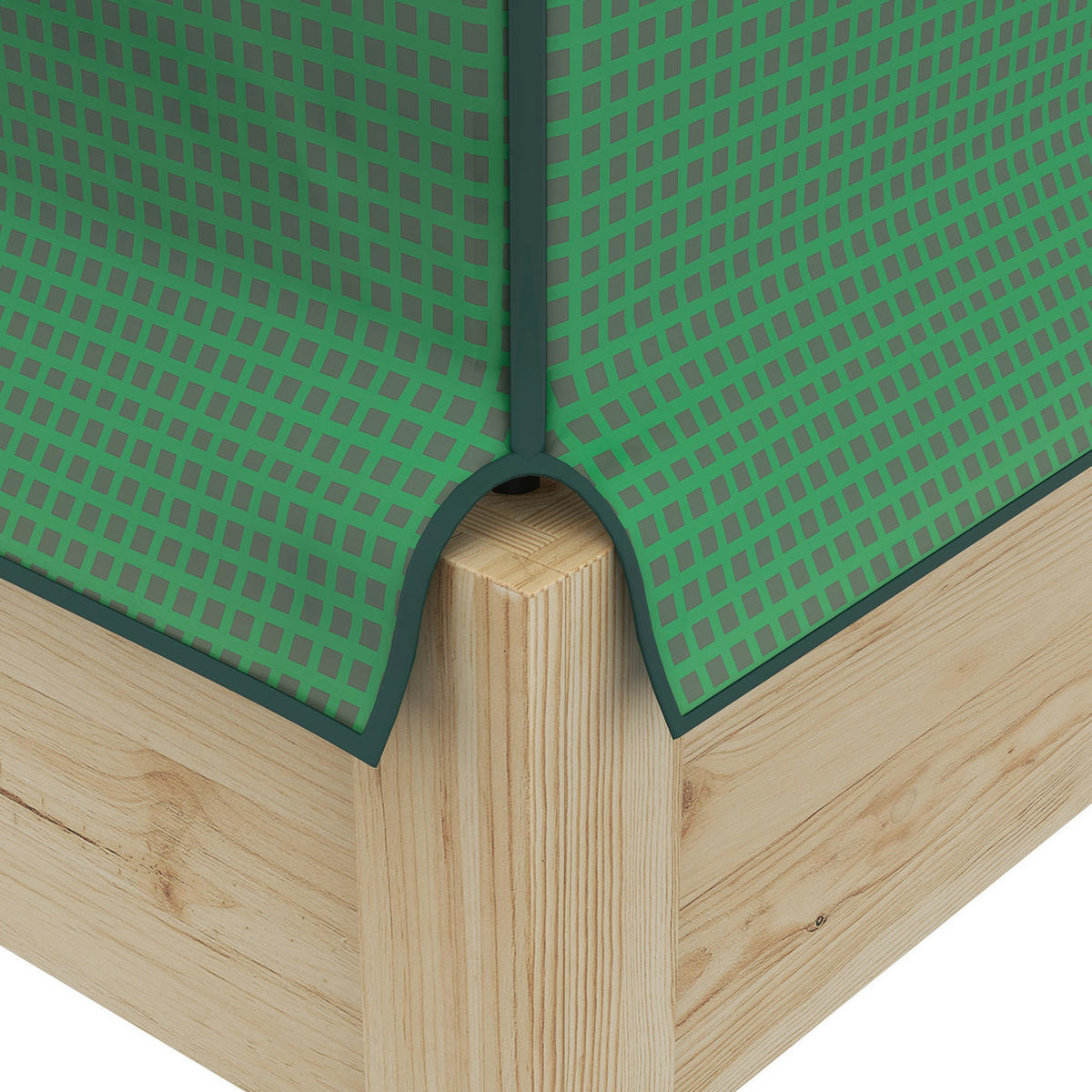 Outsunny Hochbeet-Abdeckung grün Kunststoff B/H/L: ca. 60x165x86 cm Hochbeet-Abdeckung - natur/grün (86,00/60,00/165,00cm) - Outsunny