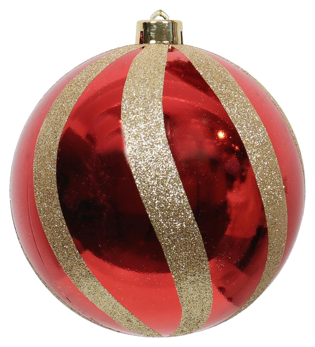 POCOline Weihnachtskugelset rot B/H/L: ca. 15x15x15 cm Weihnachtskugelset_3tlg. - gold/rot (15,00/15,00/15,00cm) - POCOline