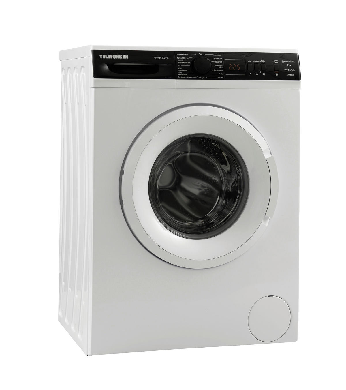 TELEFUNKEN Waschmaschine TF-WM-5141T1B weiß B/H/T: ca. 60x85x53 cm ca. 8 kg Waschmaschine TF-WM-5141T1B - weiß (60,00/85,00/53,00cm) - TELEFUNKEN