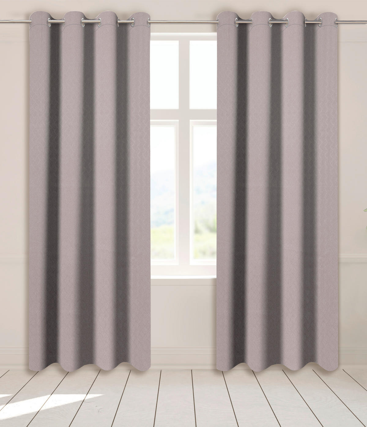 Verdunklungsvorhang Larius rosé B/L: ca. 140x245 cm Larius - rosé (140,00/245,00cm)