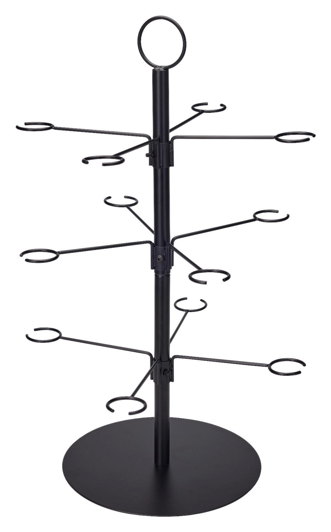 Etagere schwarz Stahl Etagere_3lagig - schwarz