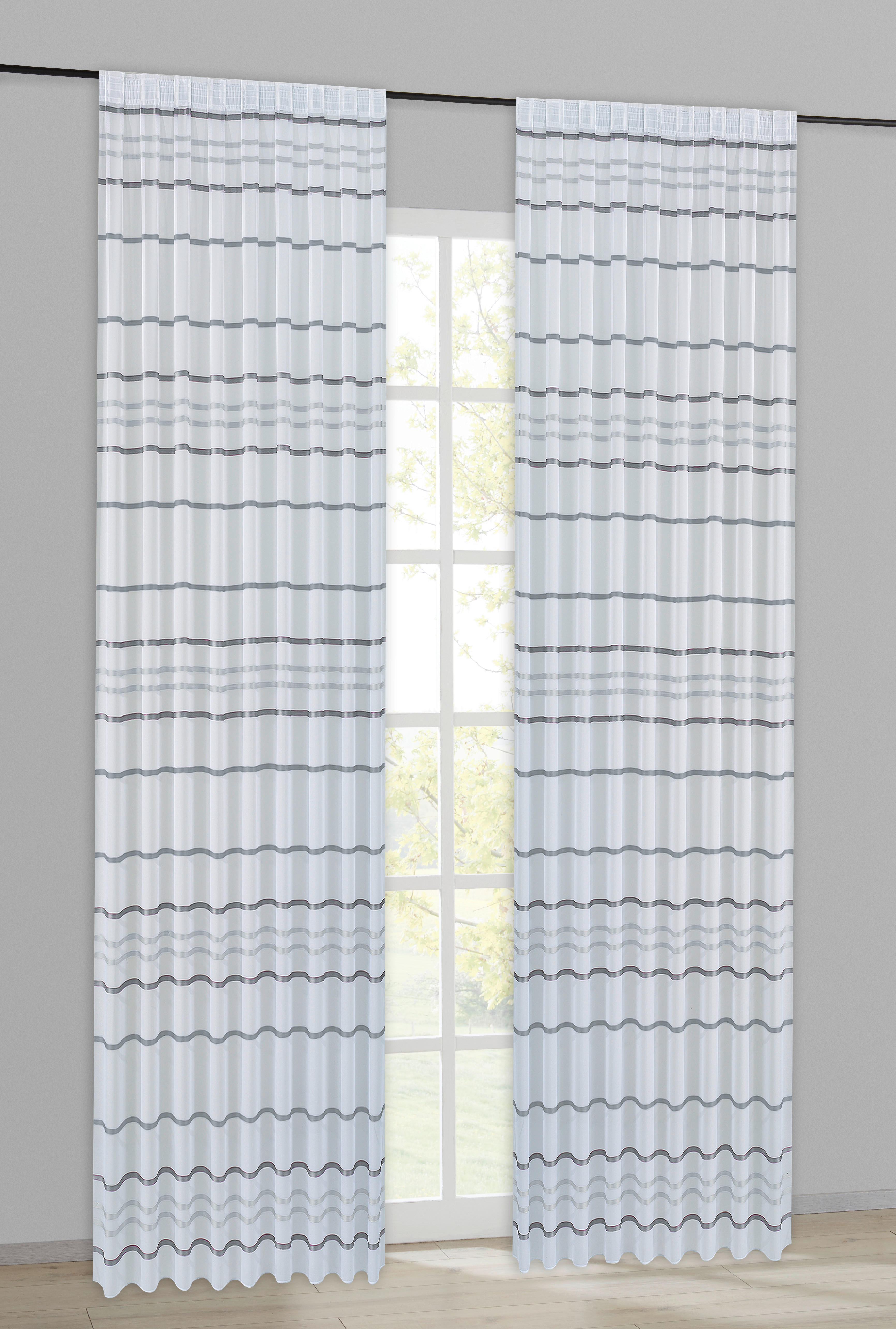 Fertigstore Bella grau B/L: ca. 300x245 cm Bella - grau (300,00/245,00cm) - POCOline
