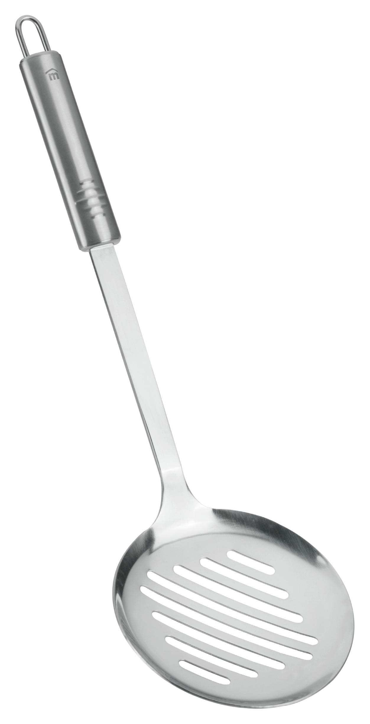 Haushaltshelfer silber Edelstahl B/H/L: ca. 11,2x35,6x5,2 cm Schaumlöffel - silber (5,20/11,20/35,60cm)