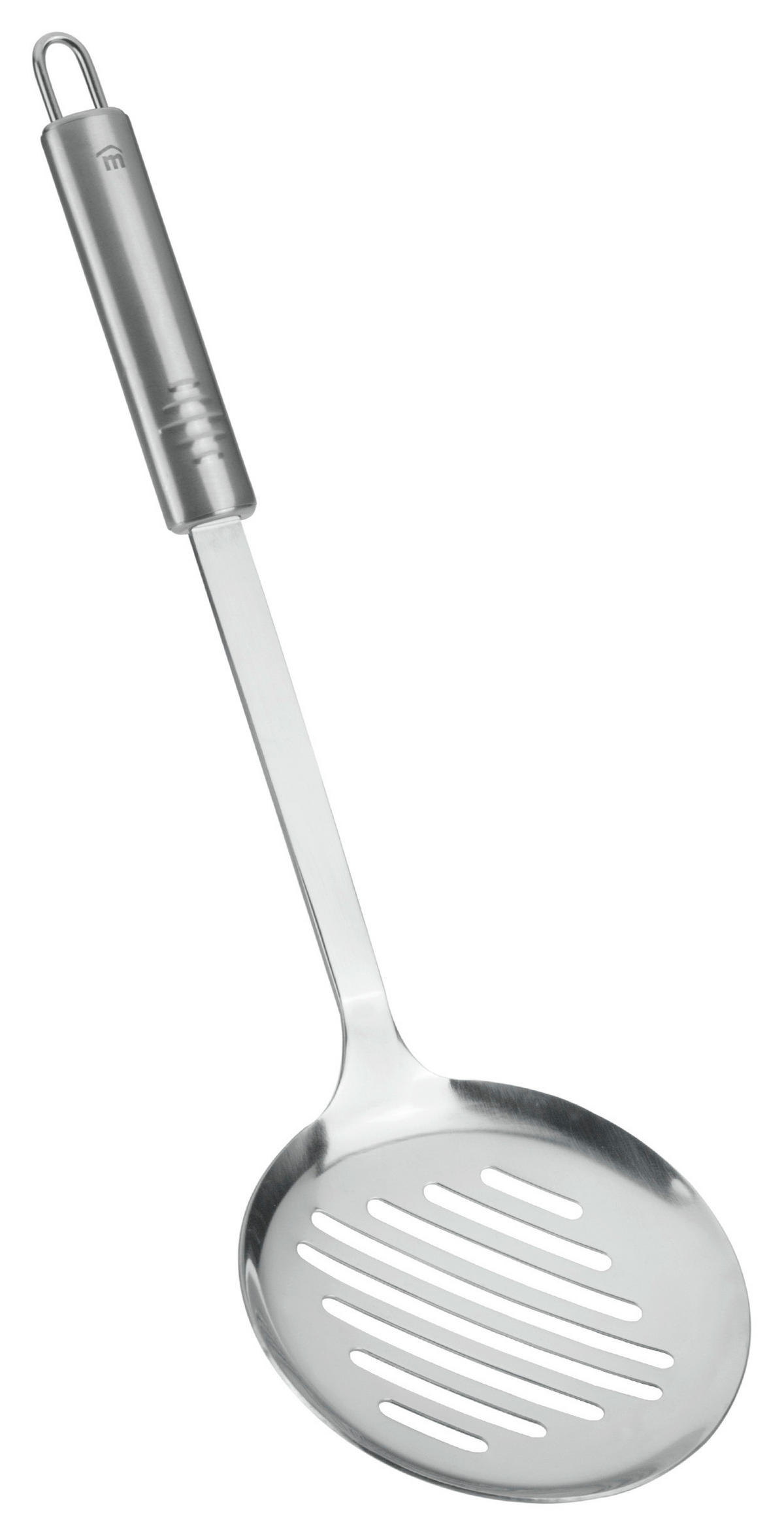 Haushaltshelfer silber Edelstahl B/H/L: ca. 11,2x35,6x5,2 cm Schaumlöffel - silber (5,20/11,20/35,60cm)