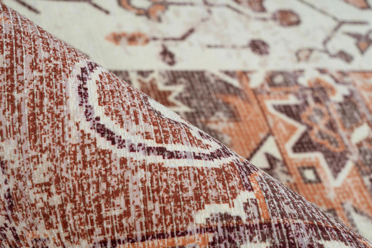 360Living Teppich Indiana multicolor B/L: ca. 120x170 cm Indiana - terra/multicolor (120,00/170,00cm) - 360Living