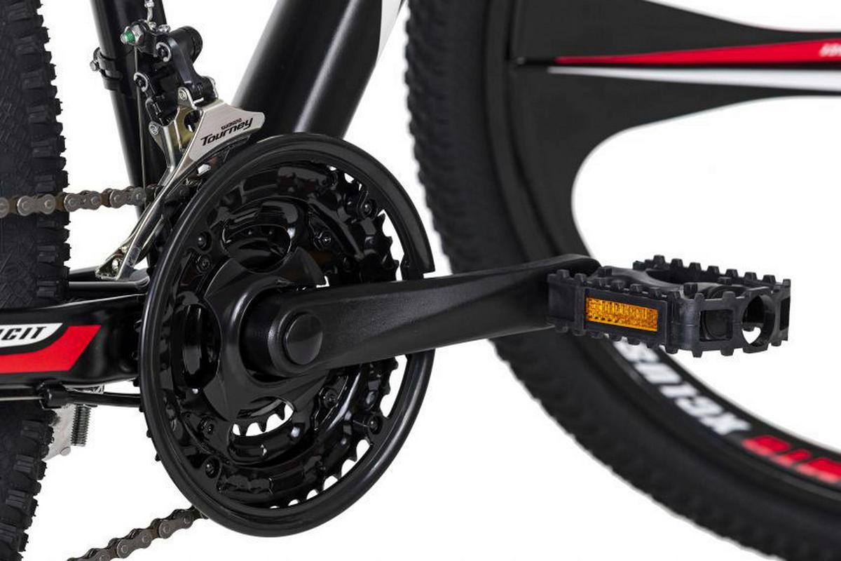 KS-Cycling Mountain-Bike Xplicit 582M  29 Zoll Rahmenhöhe 48 cm 21 Gänge schwarz schwarz ca. 29 Zoll Xplicit - rot/schwarz - KS-Cycling