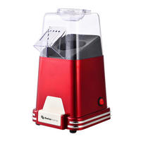 SWISS HOME Popcornautomat SH-6720 rot Kunststoff B/H/L: ca. 16,5x29,5x20 cm PARTY - rot (20,00/16,50/29,50cm) - SWISS HOME