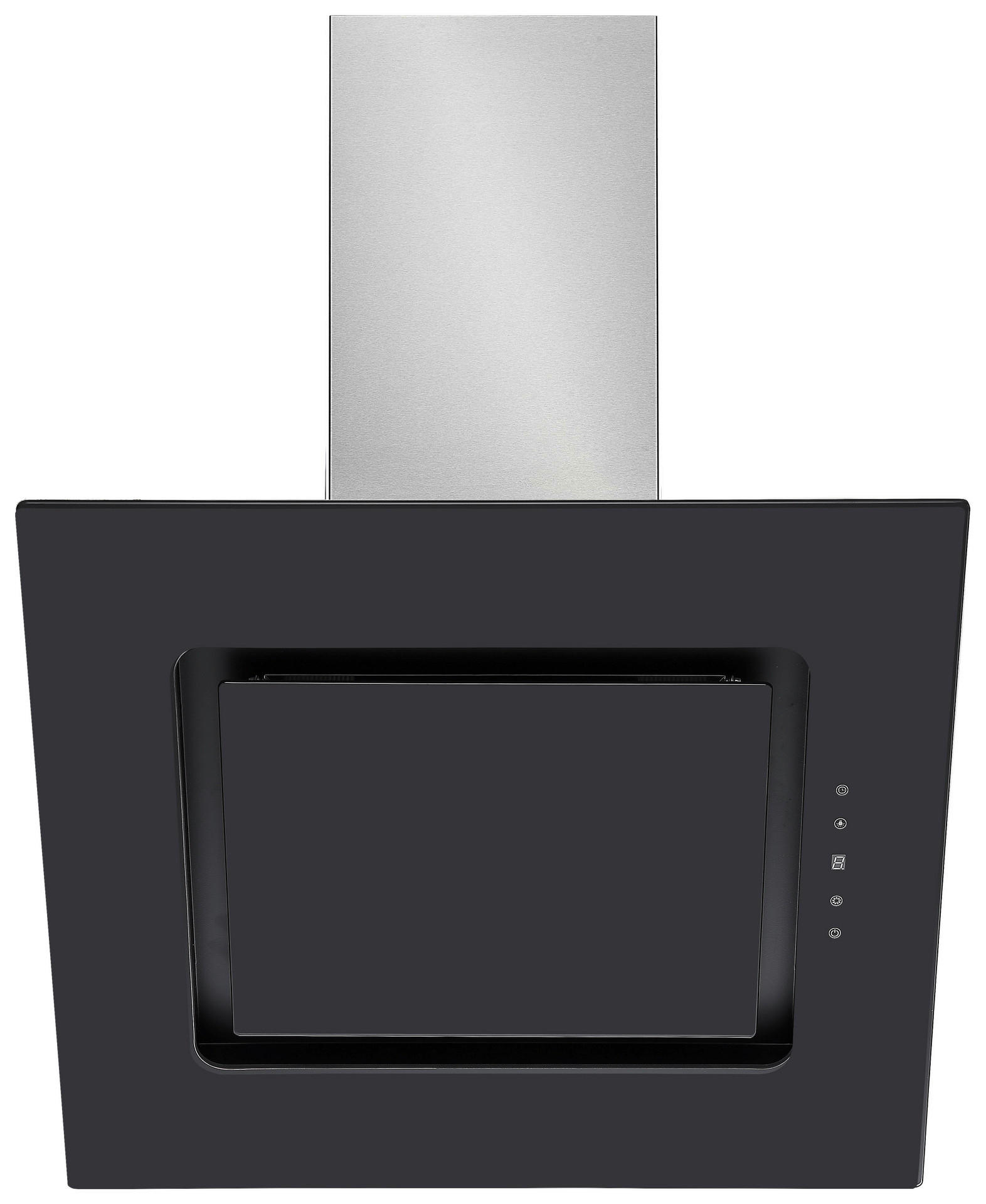 Respekta Dunstabzugshaube CH99040-60S schwarz Glas Edelstahl B/H/T: ca. 59,5x45,5x42,3 cm CH99040-60S - schwarz/Edelstahl (59,50/45,50/42,30cm) - Respekta