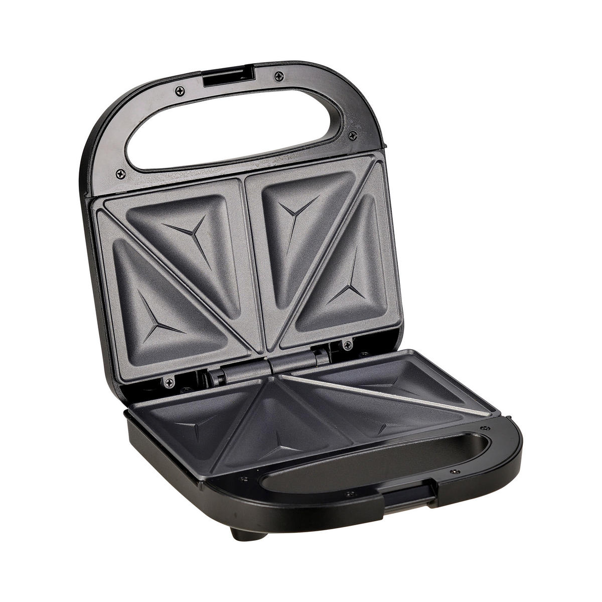 SWISS HOME Sandwichmaker schwarz Edelstahl B/H/L: ca. 11,5x24,5x24 cm PETIT - schwarz (24,00/11,50/24,50cm) - SWISS HOME