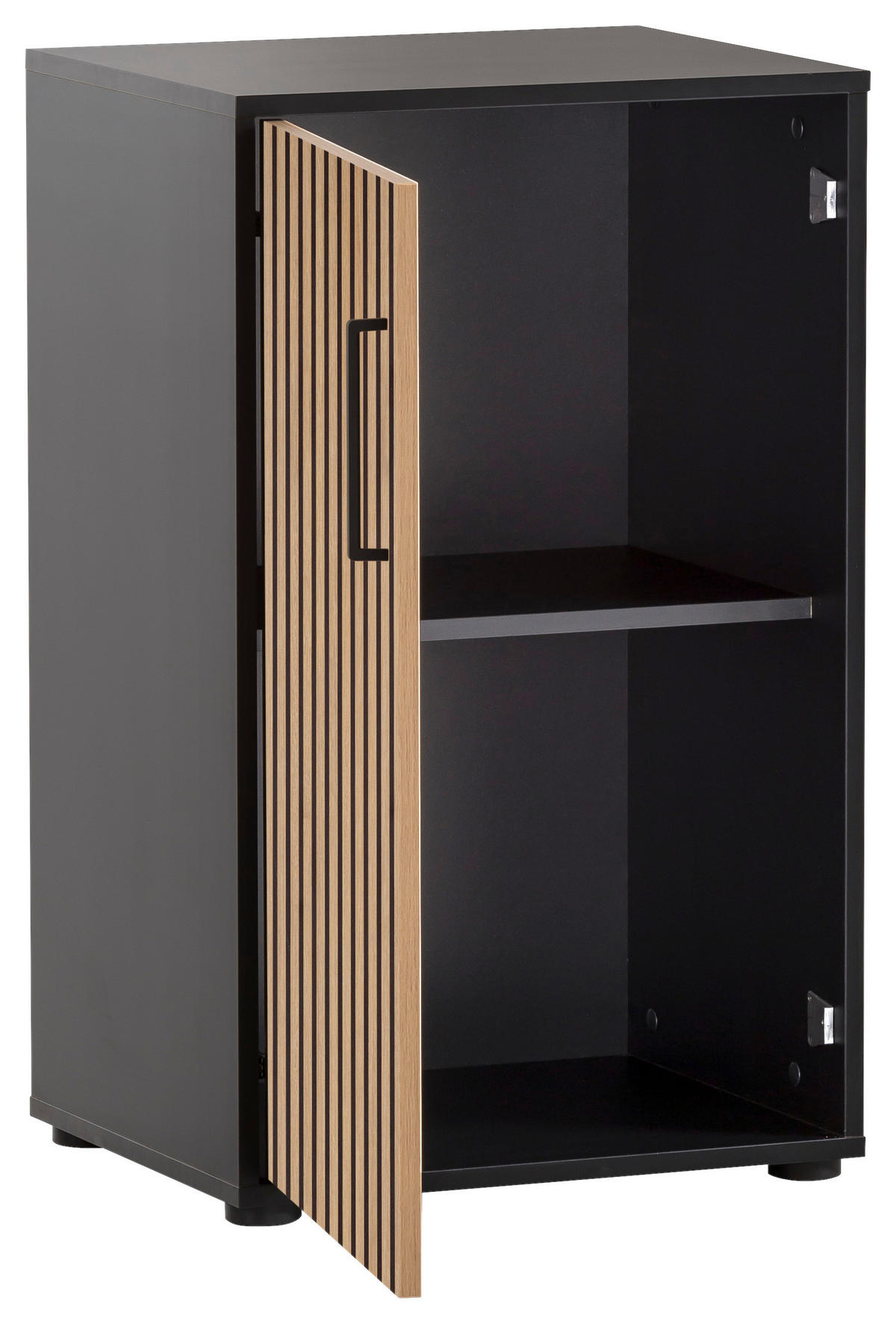 Unterschrank Hank schwarz matt B/H/T: ca. 50,9x83,6x41 cm Hank - schwarz (50,90/83,60/41,00cm) - Möbelpartner