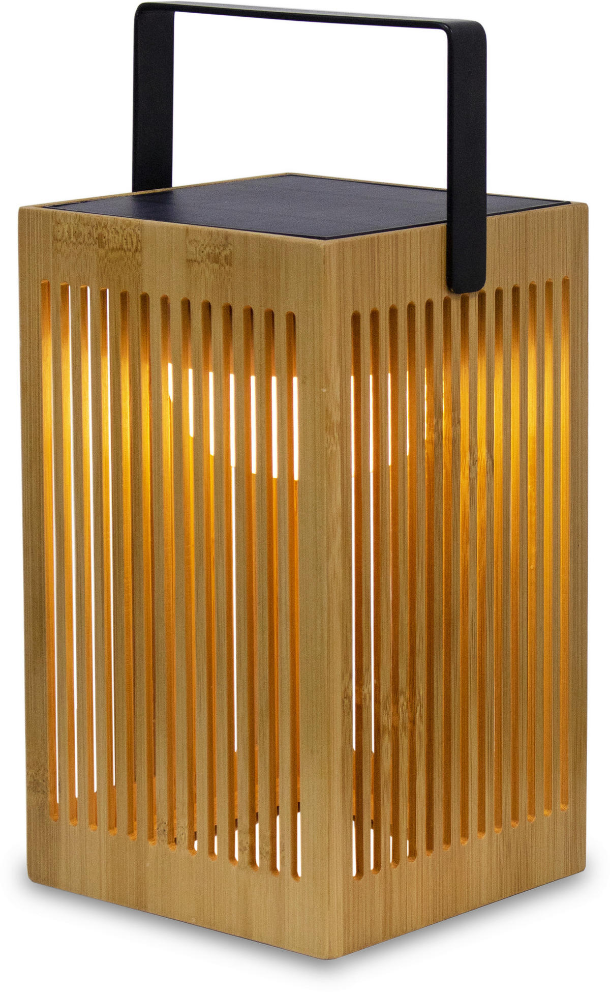 LED-Dekoleuchte braun B/H/L: ca. 14,5x24x14,5 cm OKINAWA - braun (14,50/14,50/24,00cm) - NewGarden